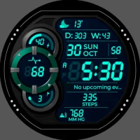 Chester G-Style LCD watch face